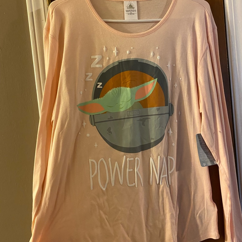 Baby Yoda Power Nap Long Sleeve Tee